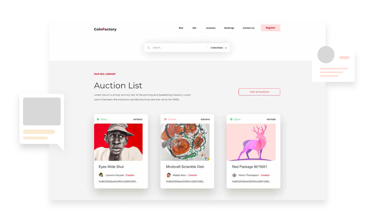Whitelabel NFT marketplace